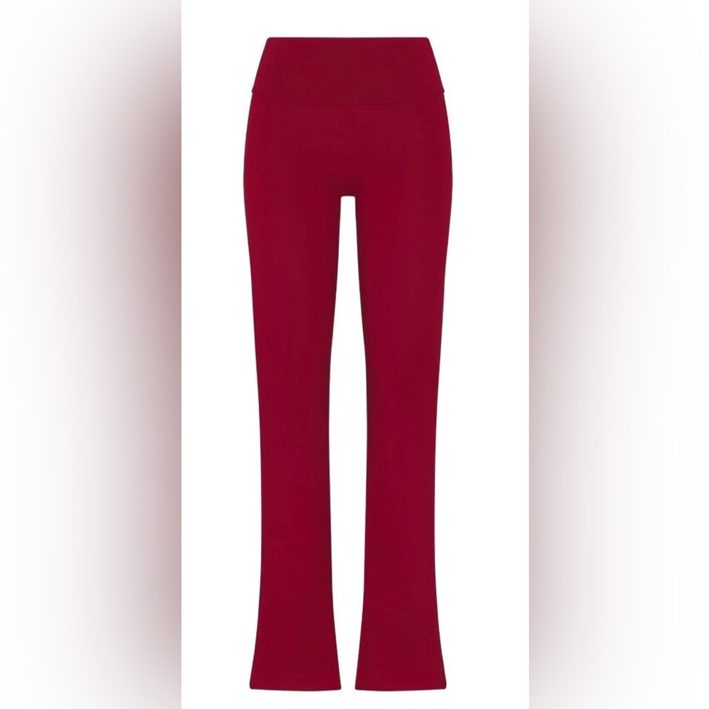 SKIMS Cotton Jersey Foldover Pants~ Brick~ NWT ~ sz Sm